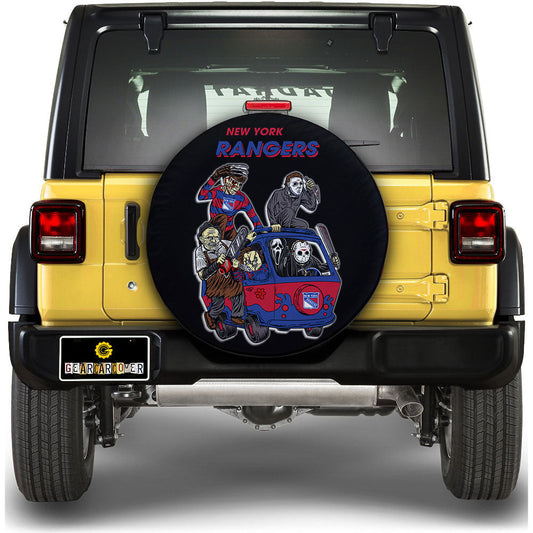 New York Rangers City Spare Tire Covers Horror Characters Car Accessories - Gearcarcover - 1