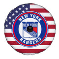 New York Rangers Spare Tire Covers With Camera Hole Custom US Flag Style - Gearcarcover - 4