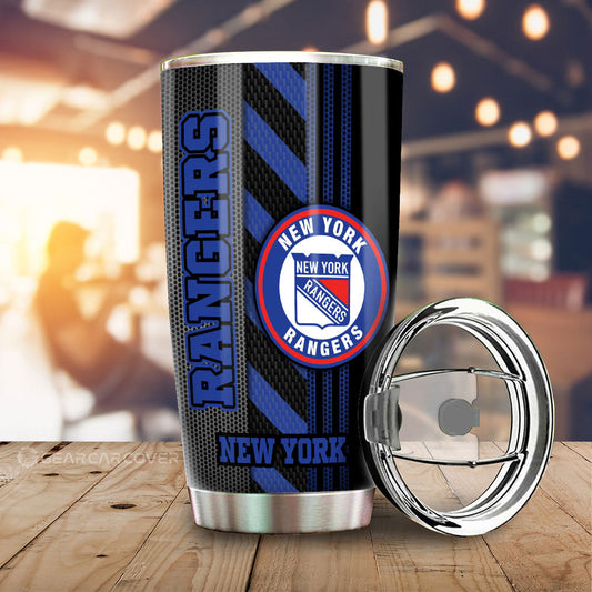 New York Rangers Tumbler Cup Custom Car Accessories - Gearcarcover - 2