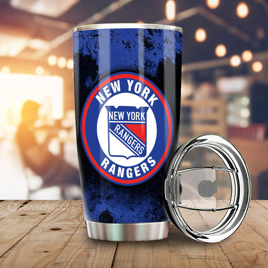 New York Rangers Tumbler Cup Custom Car Accessories - Gearcarcover - 2