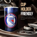 New York Rangers Tumbler Cup Custom Car Accessories - Gearcarcover - 3