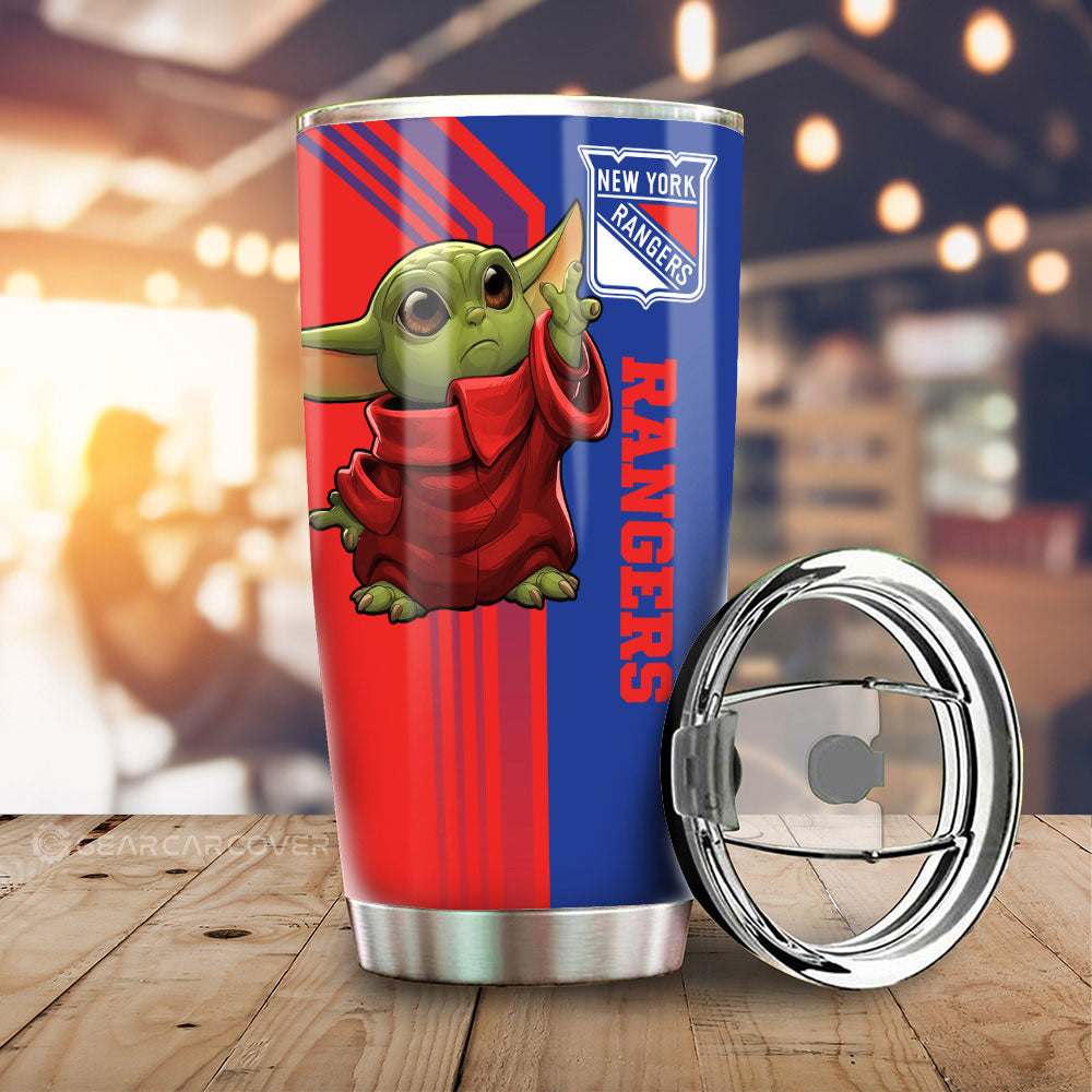 New York Rangers Tumbler Cup Custom Car Accessories - Gearcarcover - 1