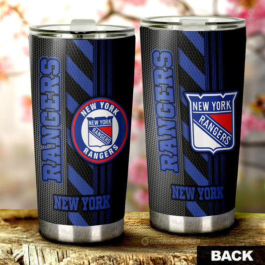 New York Rangers Tumbler Cup Custom Car Accessories - Gearcarcover - 1