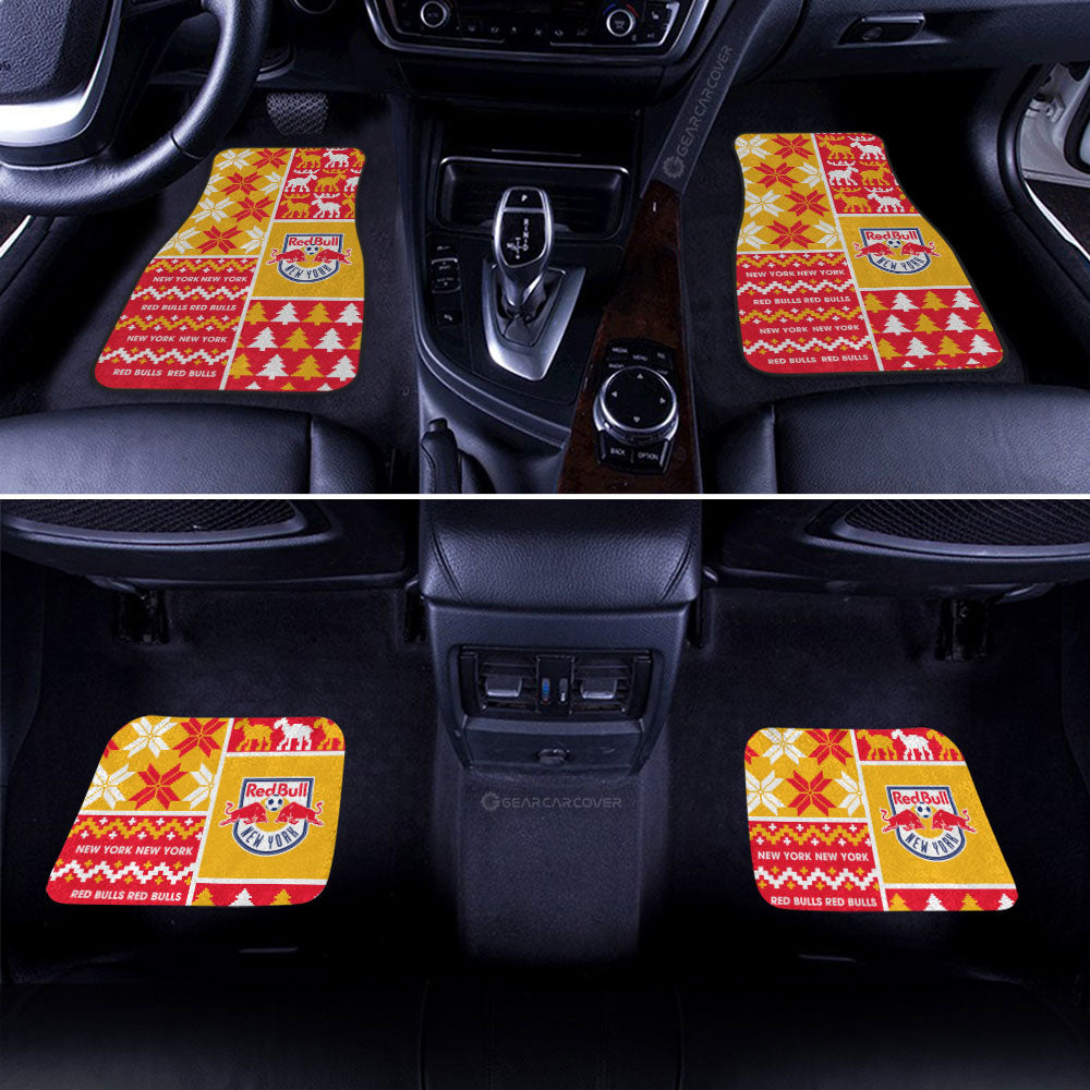 New York Red Bulls Car Floor Mats Custom Ugly Style Car Accessories - Gearcarcover - 2