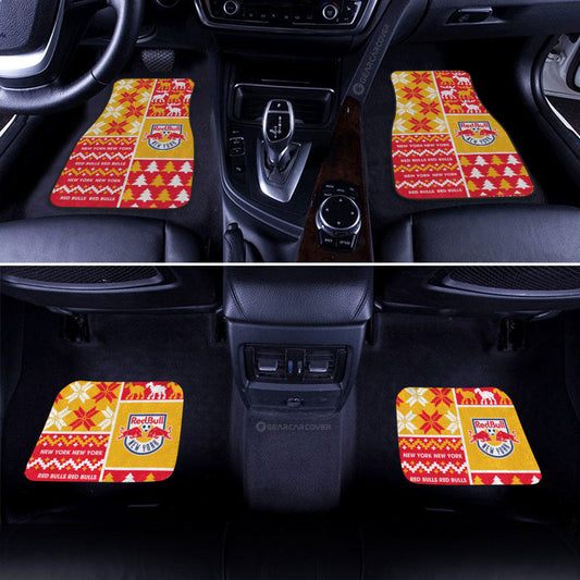 New York Red Bulls Car Floor Mats Custom Ugly Style Car Accessories - Gearcarcover - 2