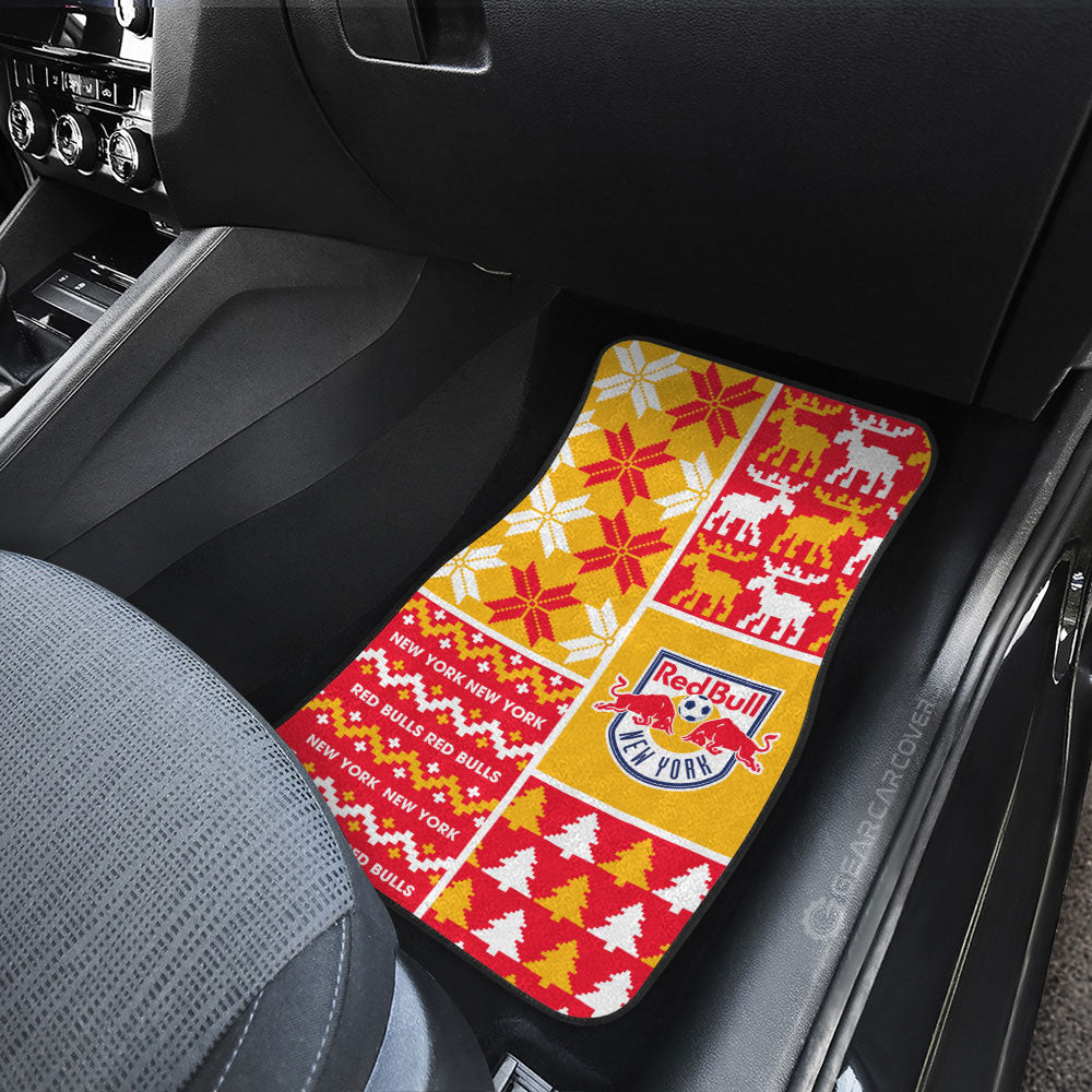 New York Red Bulls Car Floor Mats Custom Ugly Style Car Accessories - Gearcarcover - 3