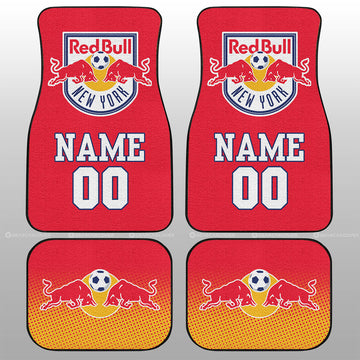 New York Red Bulls Car Floor Mats Sporty Team Collection - Gearcarcover - 1