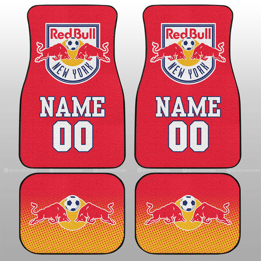 New York Red Bulls Car Floor Mats Sporty Team Collection - Gearcarcover - 1