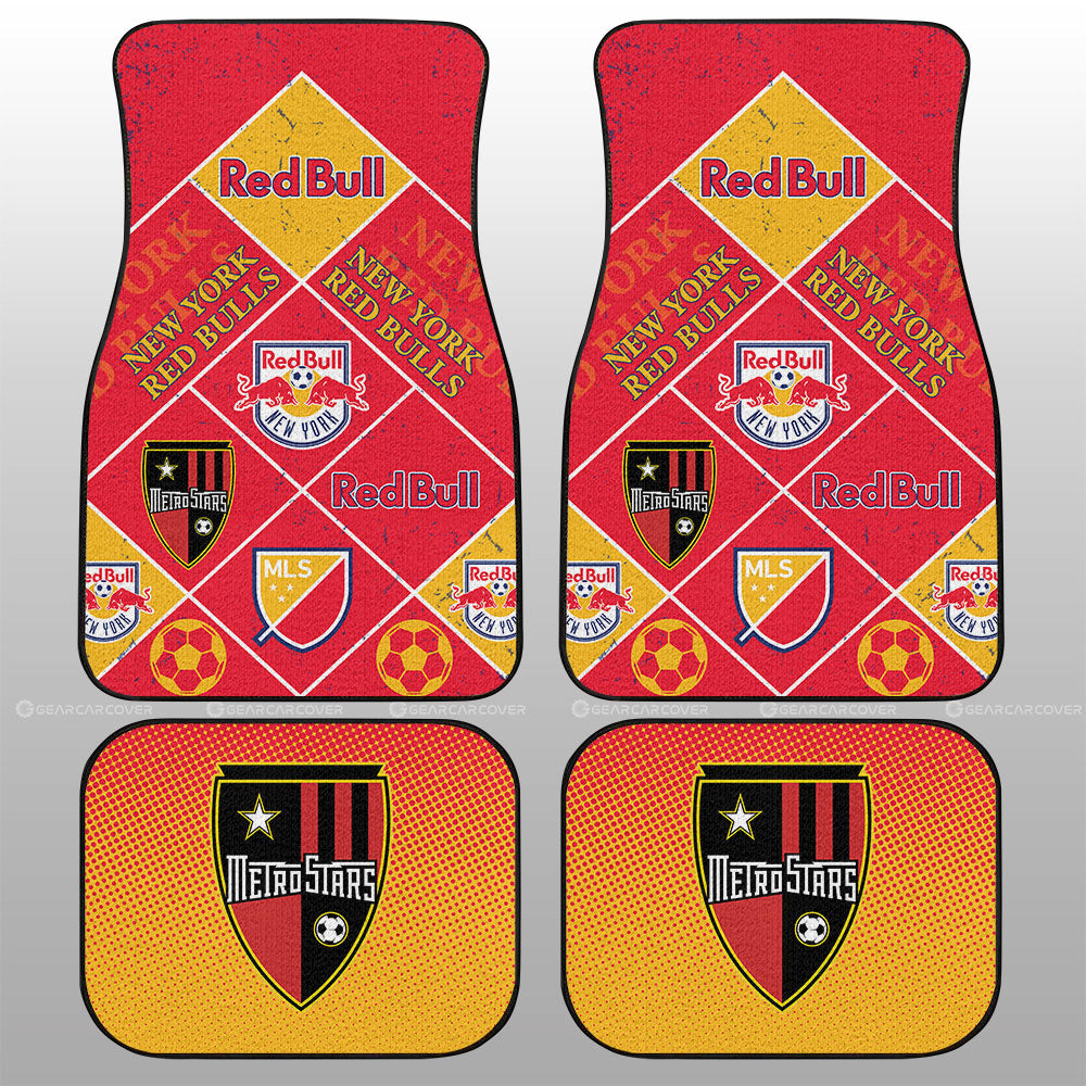 New York Red Bulls Car Floor Mats Sporty Team Collection - Gearcarcover - 1