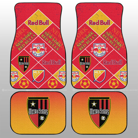 New York Red Bulls Car Floor Mats Sporty Team Collection - Gearcarcover - 1