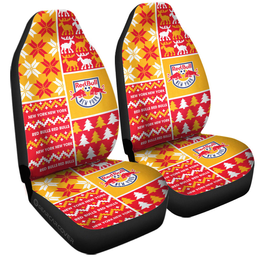 New York Red Bulls Car Seat Covers Custom Ugly Style Car Accessories - Gearcarcover - 3