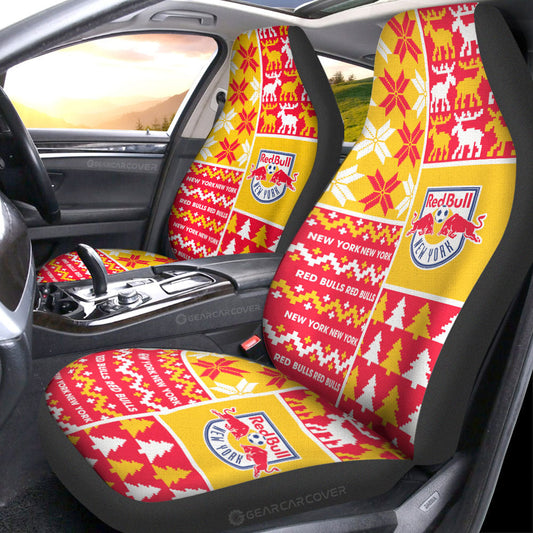 New York Red Bulls Car Seat Covers Custom Ugly Style Car Accessories - Gearcarcover - 1