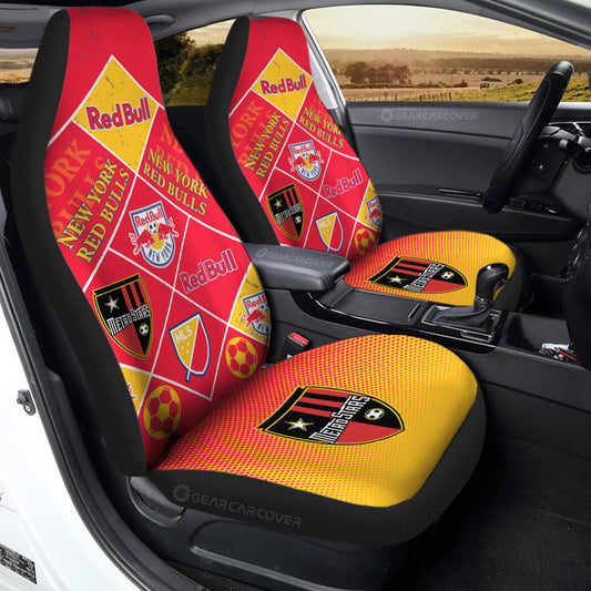 New York Red Bulls Car Seat Covers Sporty Team Collection - Gearcarcover - 2