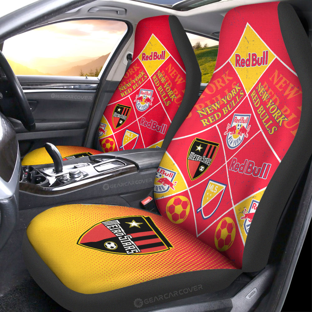 New York Red Bulls Car Seat Covers Sporty Team Collection - Gearcarcover - 1