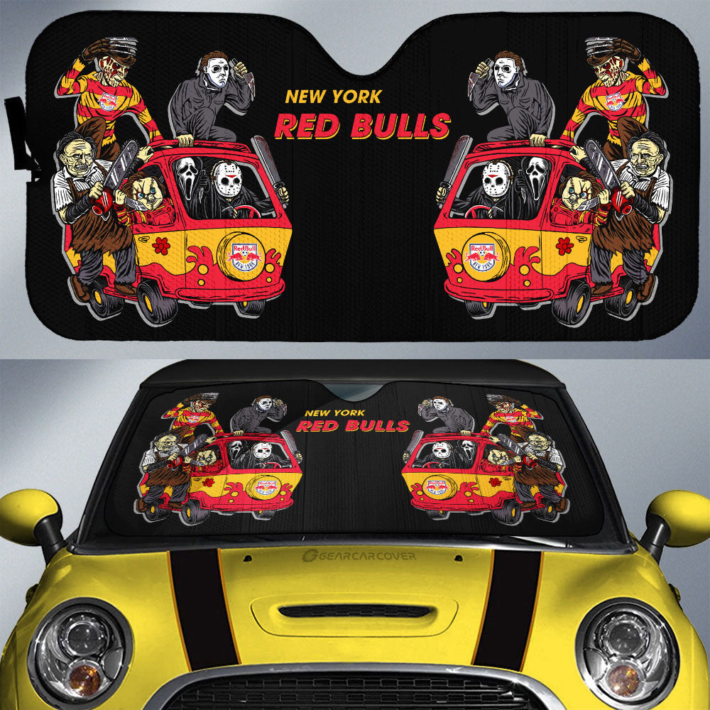 New York Red Bulls Car Sunshade Custom Car Accessories - Gearcarcover - 1