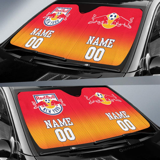 New York Red Bulls Car Sunshade Sporty Team Collection - Gearcarcover - 2