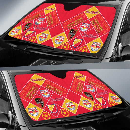 New York Red Bulls Car Sunshade Sporty Team Collection - Gearcarcover - 2