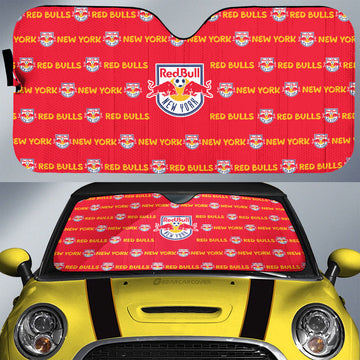 New York Red Bulls Car Sunshade Sporty Team Collection - Gearcarcover - 1