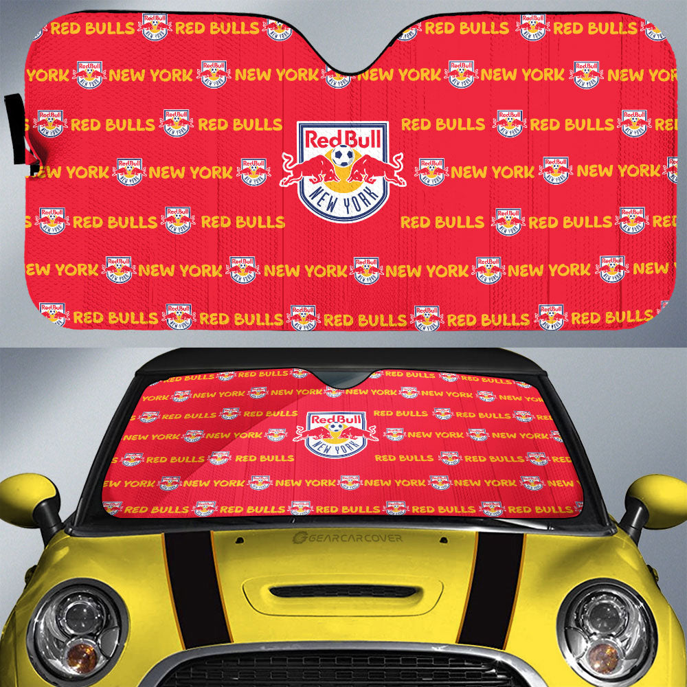New York Red Bulls Car Sunshade Sporty Team Collection - Gearcarcover - 1