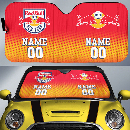 New York Red Bulls Car Sunshade Sporty Team Collection - Gearcarcover - 1