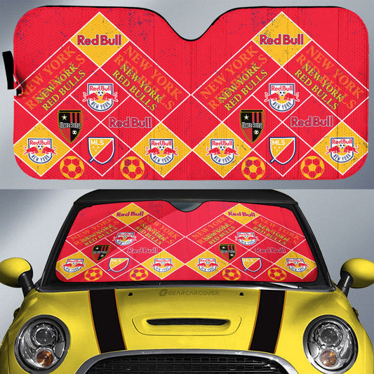 New York Red Bulls Car Sunshade Sporty Team Collection - Gearcarcover - 1