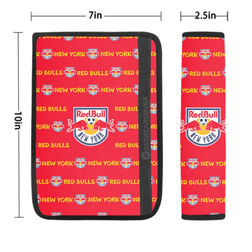 New York Red Bulls Seat Belt Covers Sporty Team Collection - Gearcarcover - 1