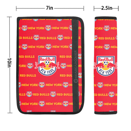 New York Red Bulls Seat Belt Covers Sporty Team Collection - Gearcarcover - 1