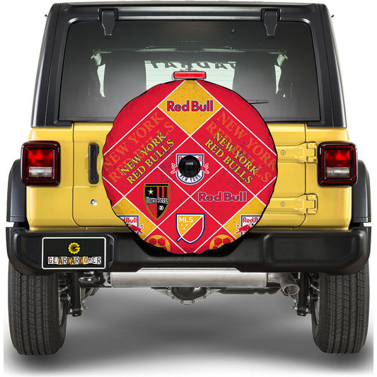 New York Red Bulls Spare Tire Covers Camera Hole Sporty Team Collection - Gearcarcover - 1