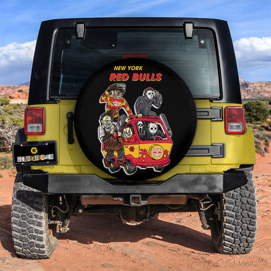 New York Red Bulls Spare Tire Covers Horror Characters Car Accessories - Gearcarcover - 2