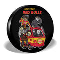 New York Red Bulls Spare Tire Covers Horror Characters Car Accessories - Gearcarcover - 3