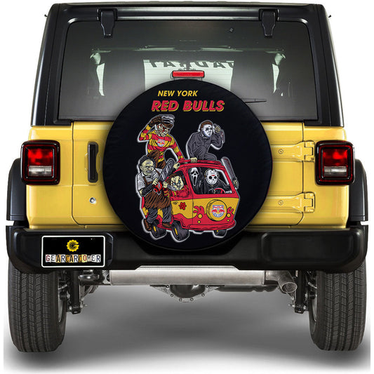 New York Red Bulls Spare Tire Covers Horror Characters Car Accessories - Gearcarcover - 1