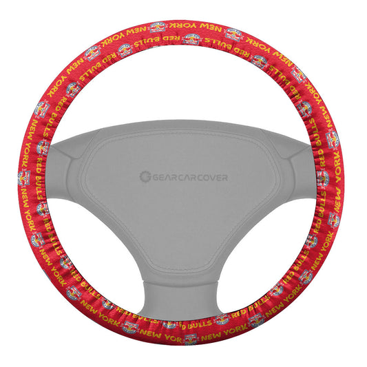 New York Red Bulls Steering Wheel Cover Sporty Team Collection - Gearcarcover - 2