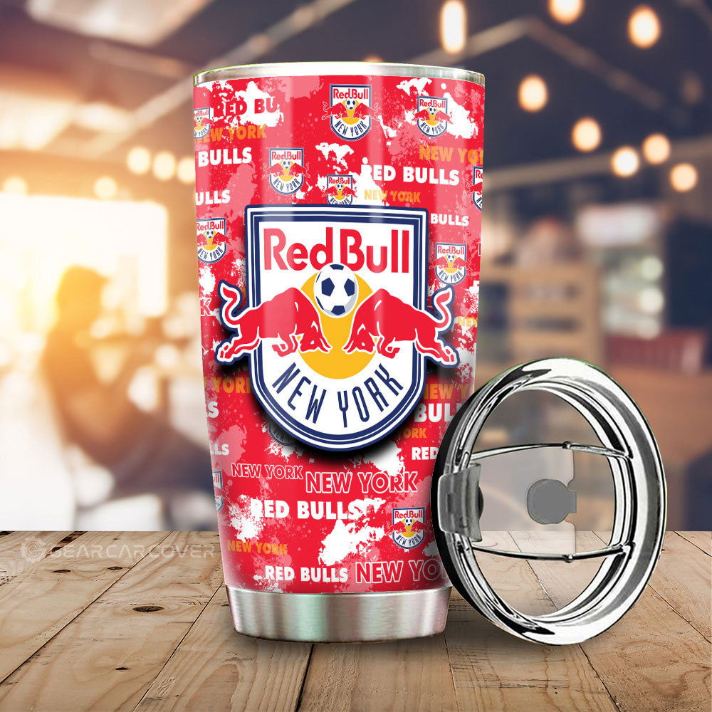 New York Red Bulls Tumbler Cup Custom Car Accessories - Gearcarcover - 1