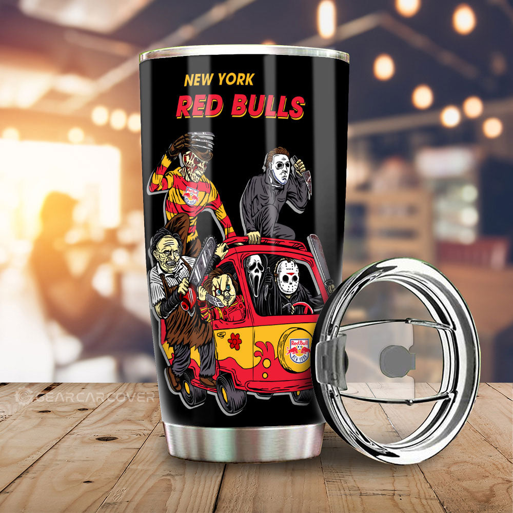 New York Red Bulls Tumbler Cup Custom Car Accessories - Gearcarcover - 1