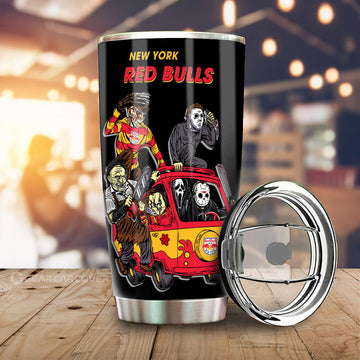 New York Red Bulls Tumbler Cup Custom Car Accessories - Gearcarcover - 1