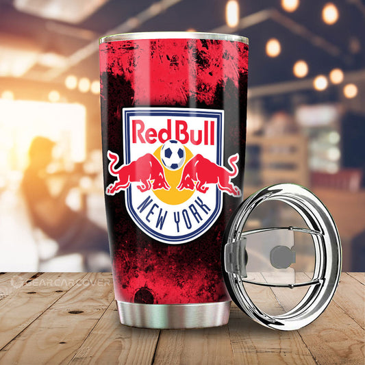 New York Red Bulls Tumbler Cup Custom Car Accessories - Gearcarcover - 1
