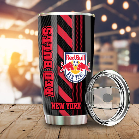 New York Red Bulls Tumbler Cup Custom Car Accessories - Gearcarcover - 1