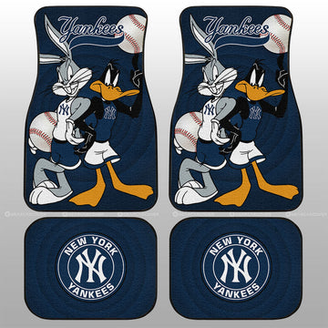 New York Yankees Car Floor Mats Custom Car Accessories - Gearcarcover - 1
