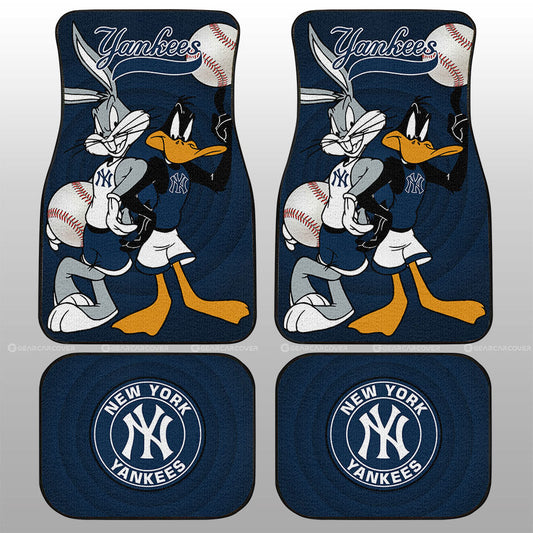 New York Yankees Car Floor Mats Custom Car Accessories - Gearcarcover - 1