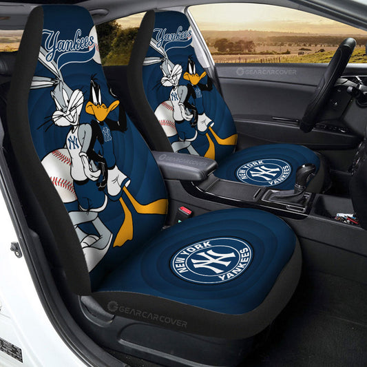 New York Yankees Car Seat Covers Custom Car Accessories - Gearcarcover - 2