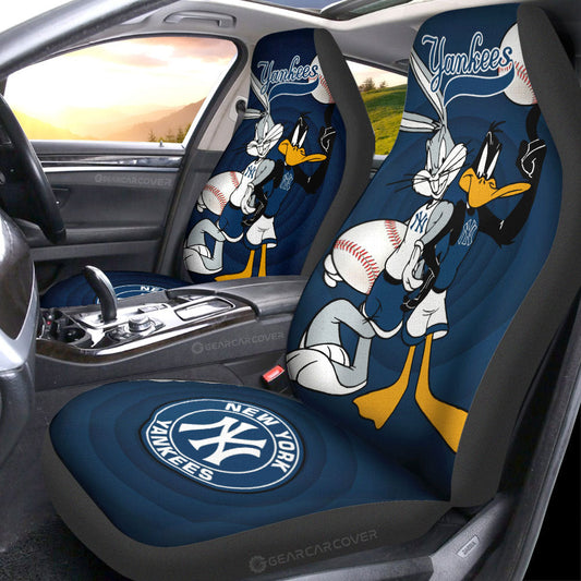 New York Yankees Car Seat Covers Custom Car Accessories - Gearcarcover - 1