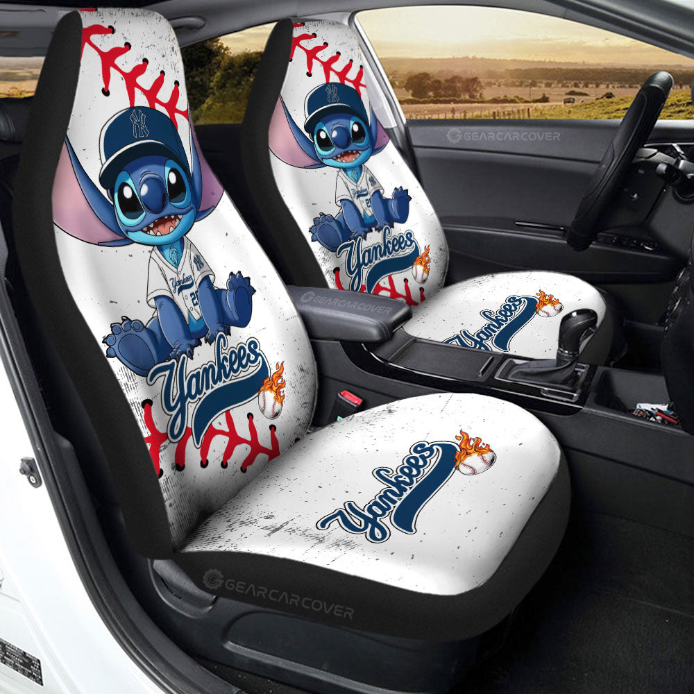 New York Yankees Car Seat Covers Stitch Theme Collection - Gearcarcover - 2