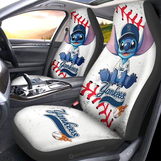 New York Yankees Car Seat Covers Stitch Theme Collection - Gearcarcover - 1