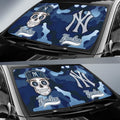 New York Yankees Car Sunshade Skull Theme Collection - Gearcarcover - 2