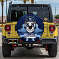 New York Yankees Spare Tire Covers Camera Hole Skull Theme Collection - Gearcarcover - 2