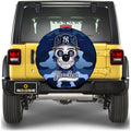 New York Yankees Spare Tire Covers Camera Hole Skull Theme Collection - Gearcarcover - 1