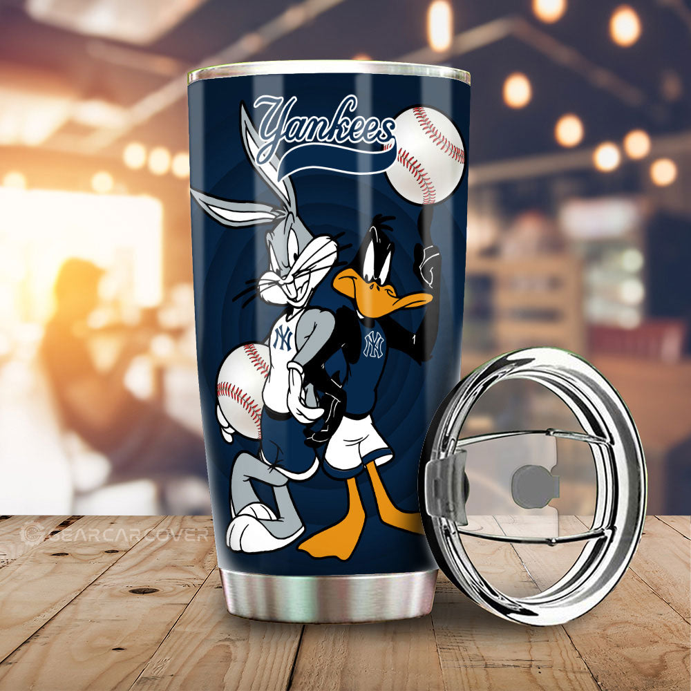 New York Yankees Tumbler Cup Custom Car Accessories - Gearcarcover - 2