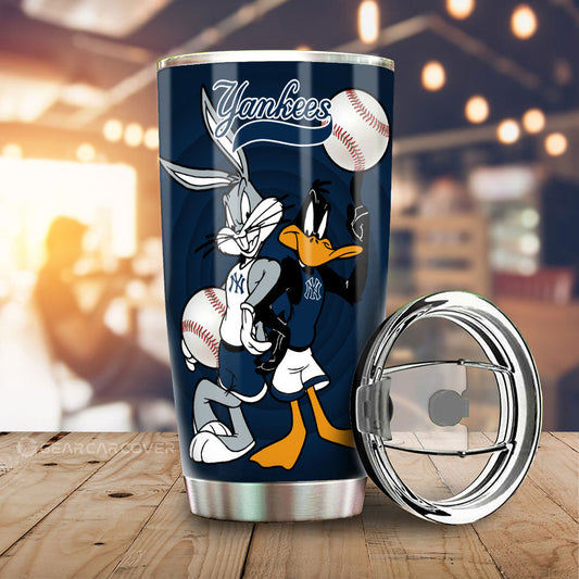 New York Yankees Tumbler Cup Custom Car Accessories - Gearcarcover - 2