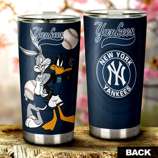 New York Yankees Tumbler Cup Custom Car Accessories - Gearcarcover - 1