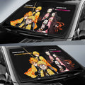 Nezuko And Zenitsu Car Sunshade Custom - Gearcarcover - 2